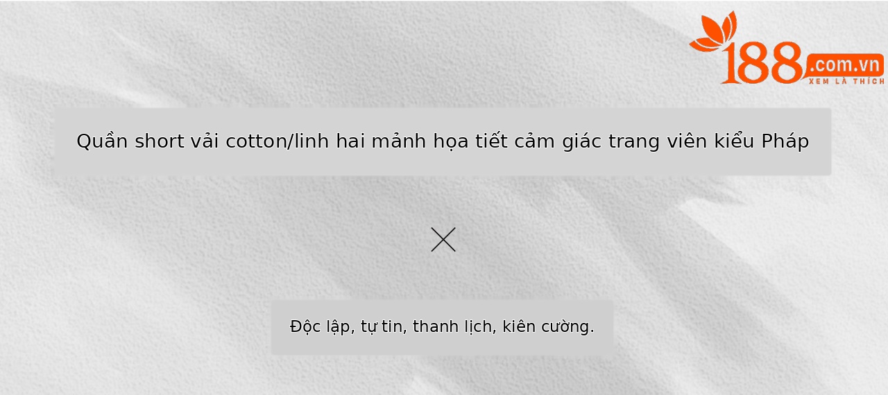 Bộ áo gi lê viền lá sen kết hợp quần short nữ mùa hè — màu mơ chi tiết 1
