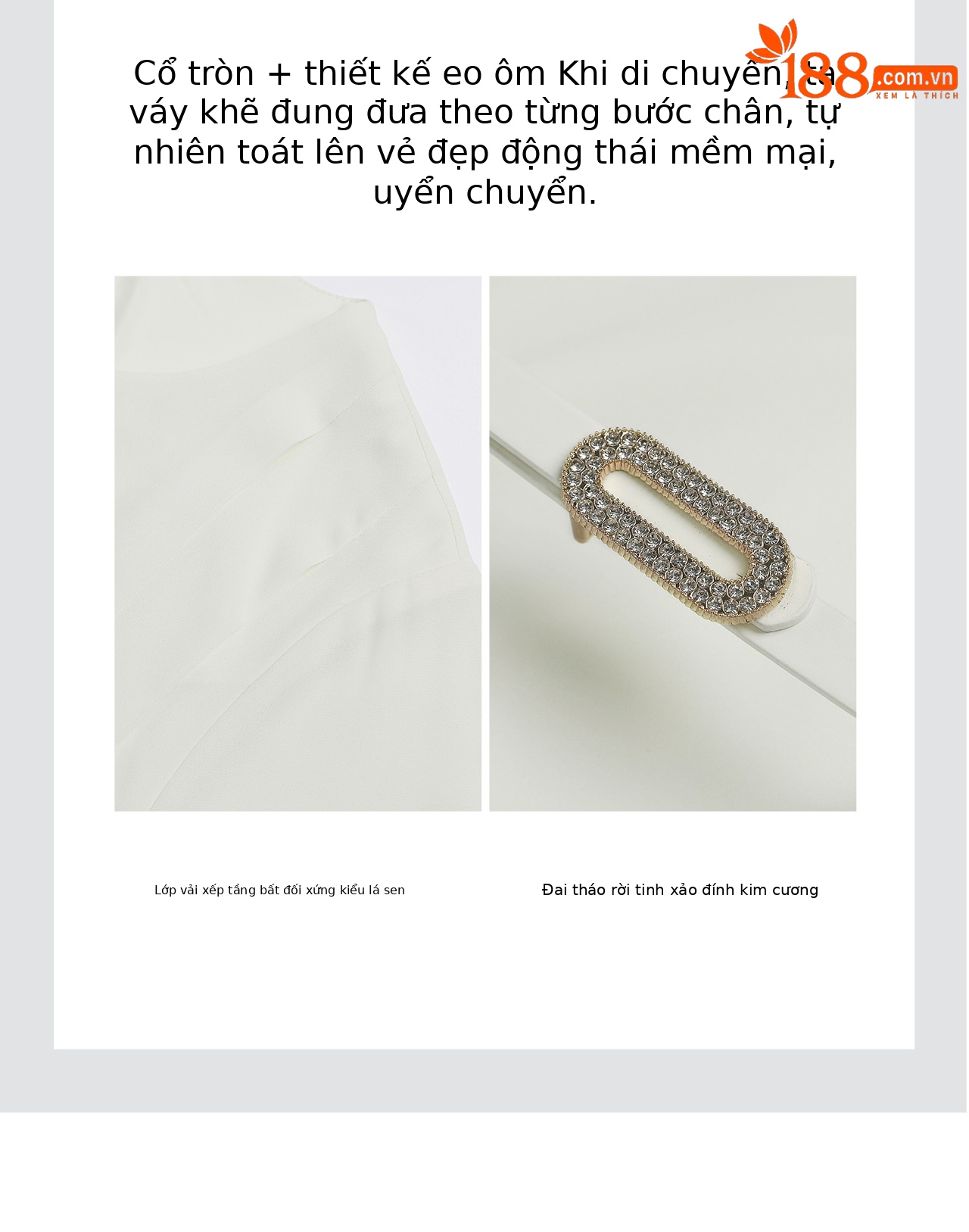 Đầm maxi nữ thắt eo chất liệu chiffon, cổ phiêu bèo nhún, tay ngắn — màu đen chi tiết 9