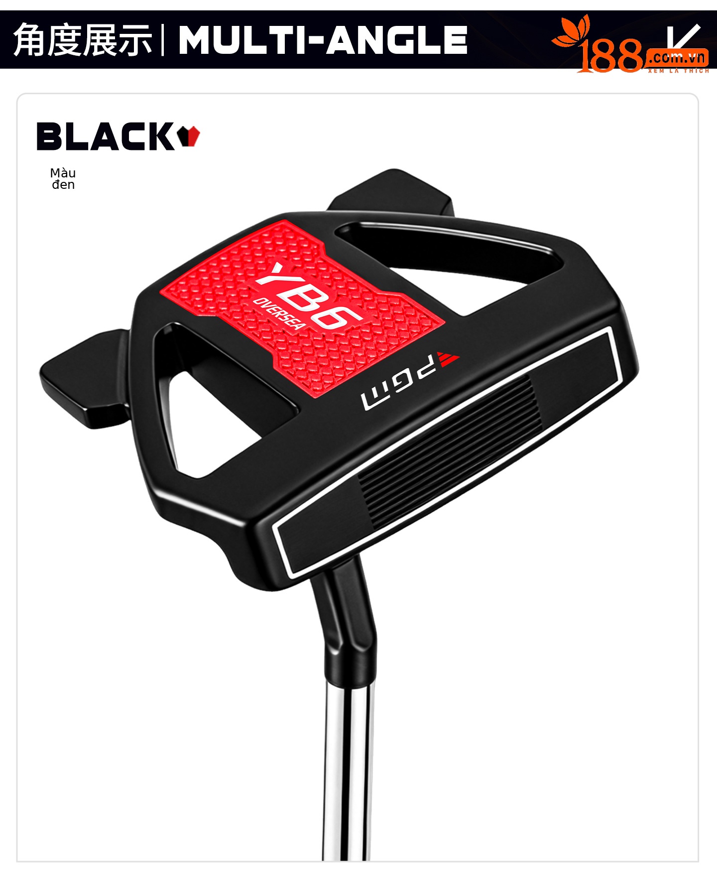 Gậy gạt bóng golf PGM thép không gỉ, đường ngắm dày dài, trọng tâm thấp, độ chính xác cao — Cây gạt bóng đen【Đường ngắm dày dài/Thân thép không gỉ có đốt/Tay cầm chống trượt】TUG095, Cây gạt bóng trắng【Đường ngắm dày dài/Thân thép không gỉ có đốt/Tay cầm chống trượt】TUG095 chi tiết 16