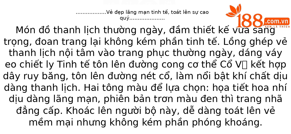 Đầm maxi nữ họa tiết hoa nhí thắt eo dáng chữ A dài quá gối — màu đen, màu hồng chi tiết 2
