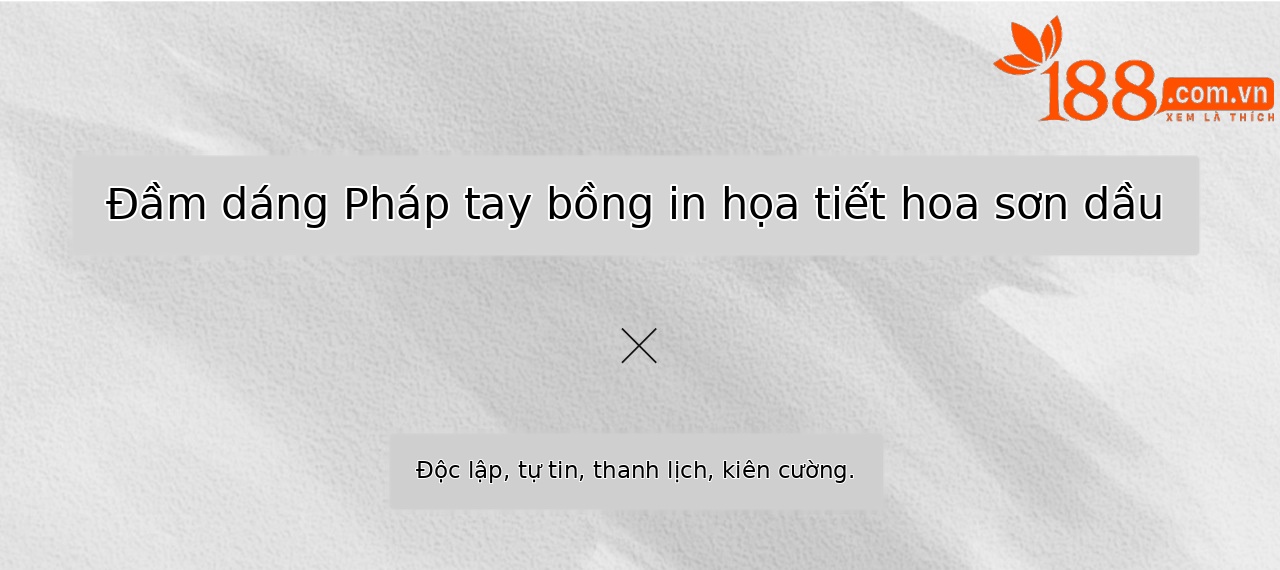 Đầm maxi nữ tay phồng hoa nhí chất liệu voan chiffon — xanh lá cây chi tiết 1