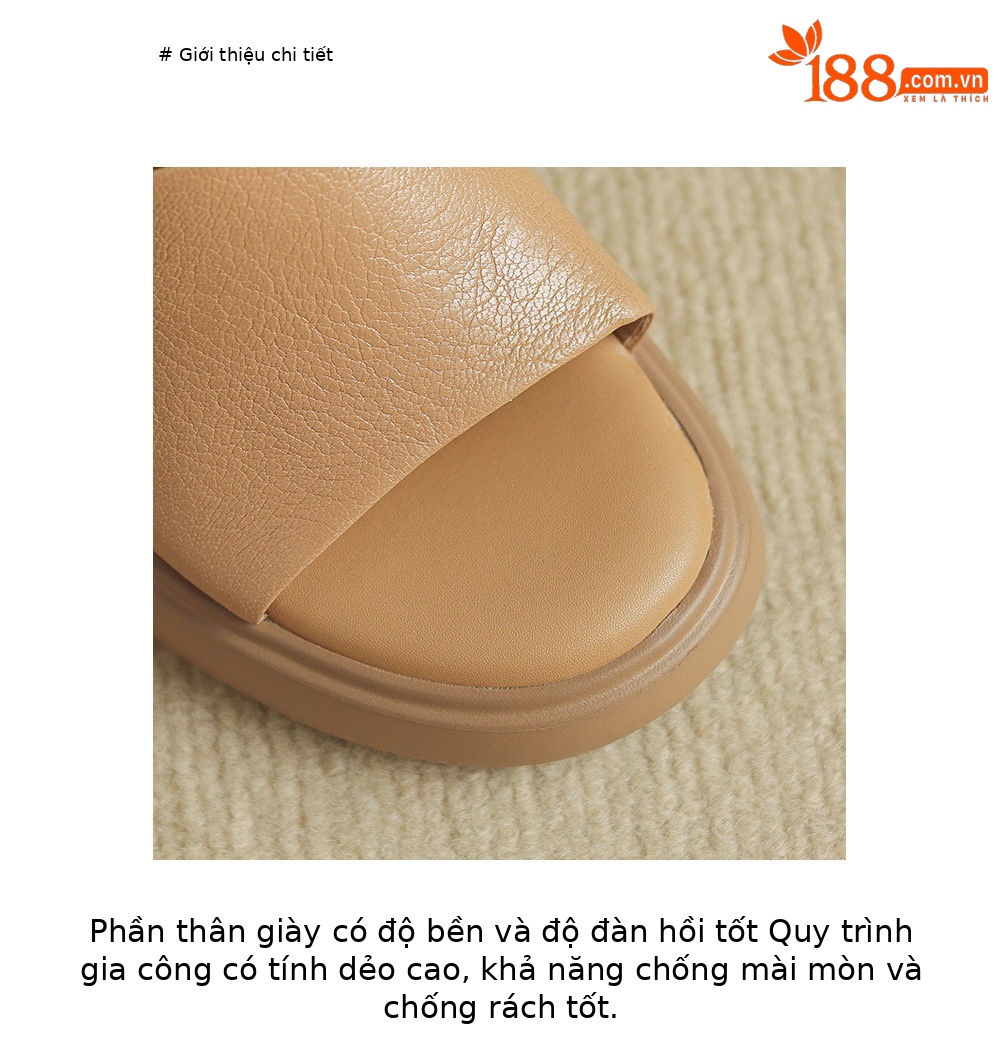 Sandal cao gót nữ da cừu siêu mềm, gót vuông, mũi hở, đế dày, quai ngang đan lưới — màu trắng ngà, màu mơ chi tiết 5