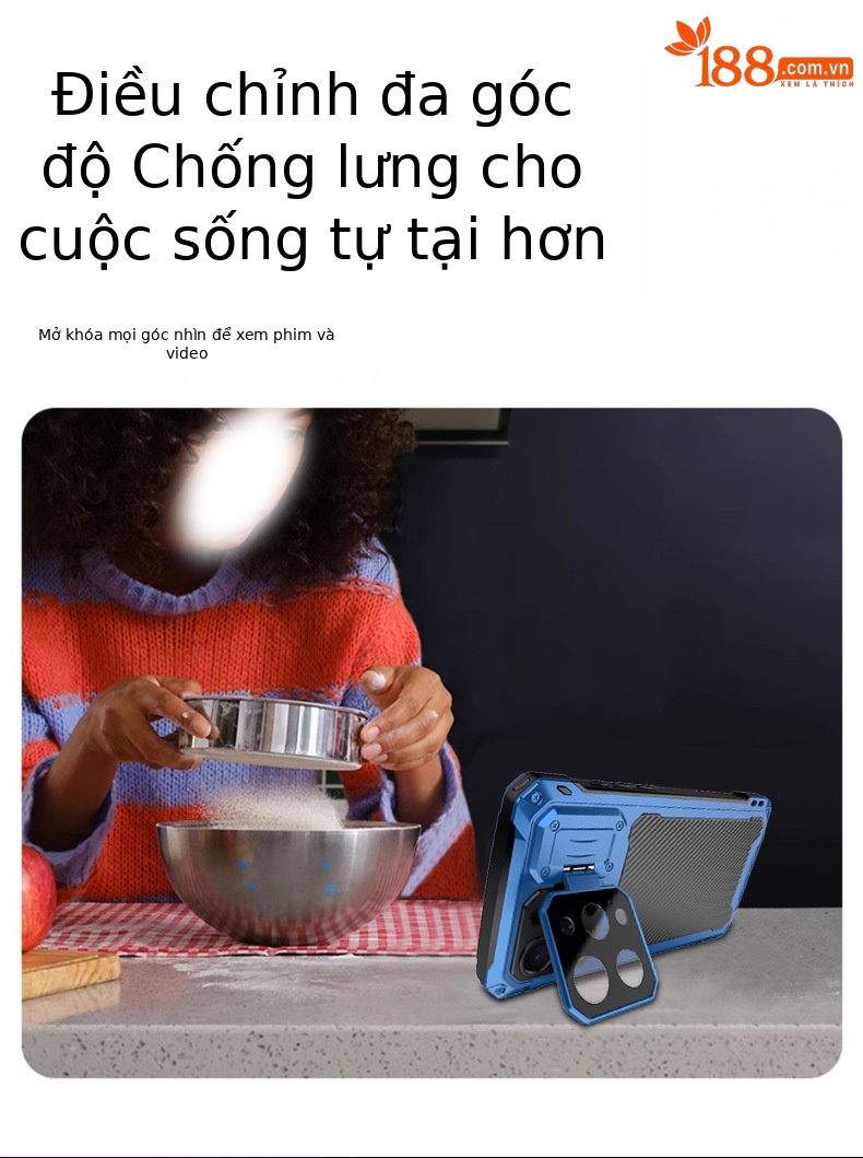 Ốp lưng điện thoại chống sốc kim loại có nam châm, đế gập, chống rơi vỡ, tương thích iPhone 14-17, Samsung S23-S26 Ultra — Đen, Xanh dương, Bạc, Đỏ rượu chi tiết 9