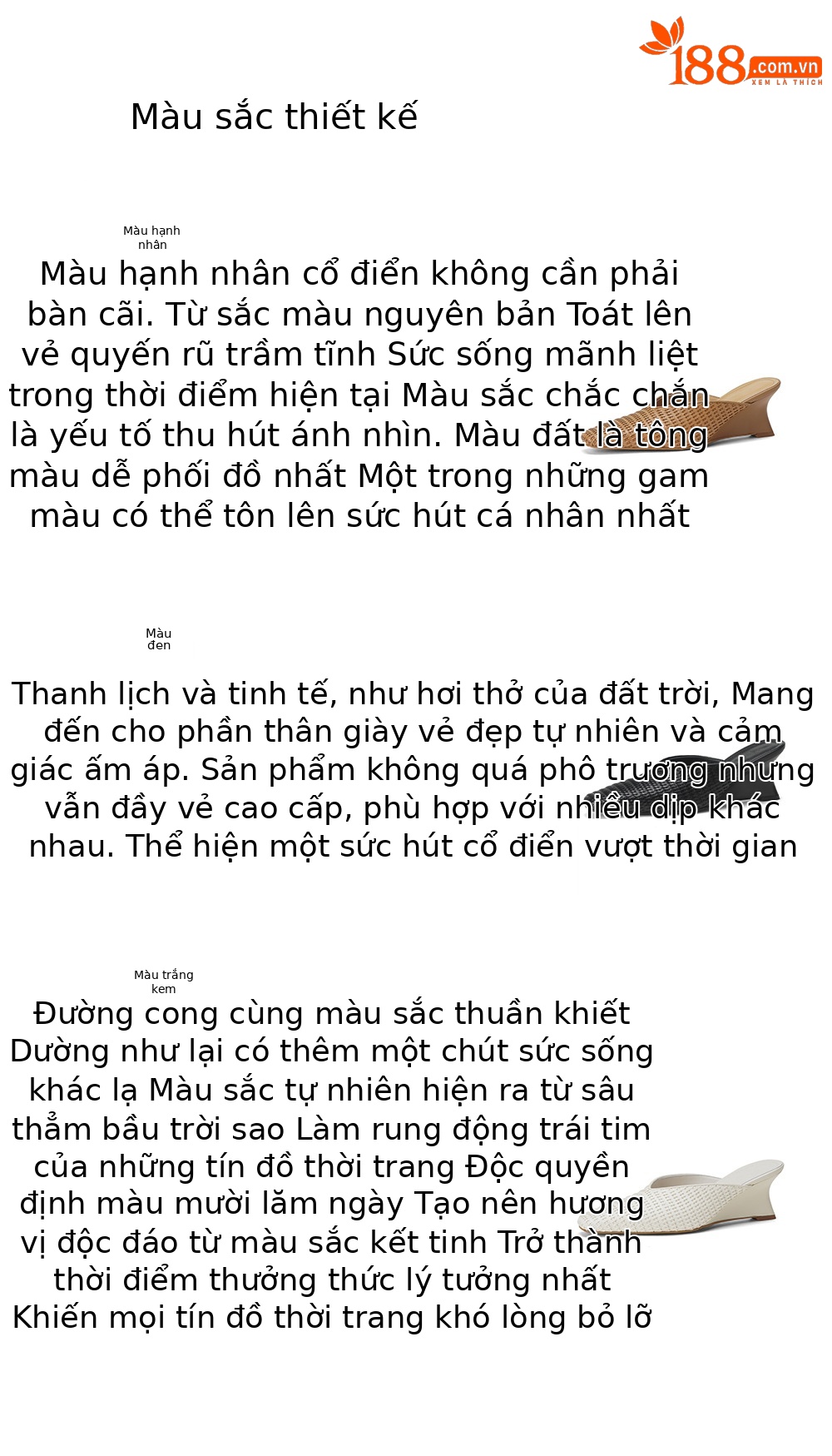 Dép mule nữ đan mũi vuông gót xuồng thoáng khí — màu đen, màu trắng ngà, màu mơ chi tiết 2