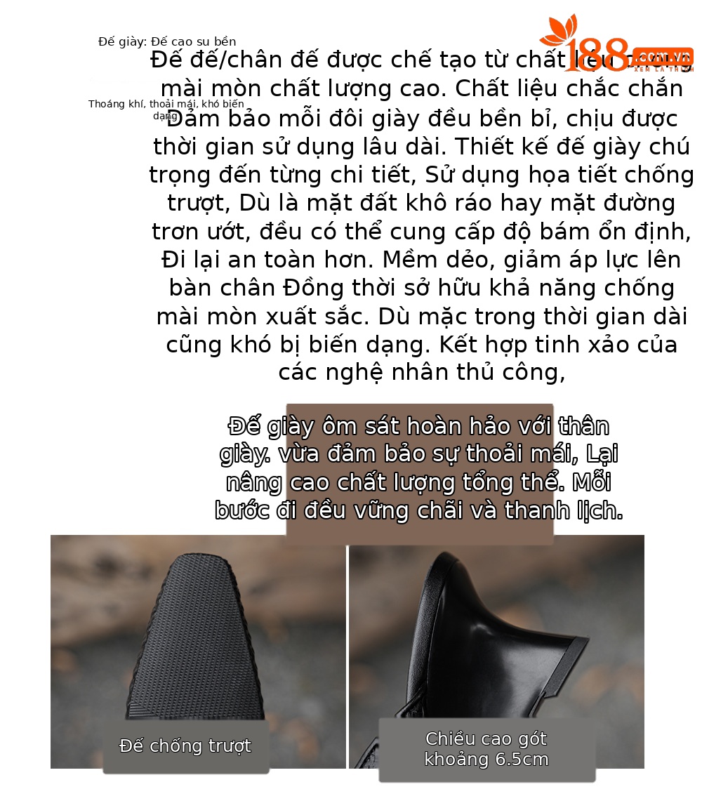 Dép mule nữ đan mũi vuông gót xuồng thoáng khí — màu đen, màu trắng ngà, màu mơ chi tiết 5