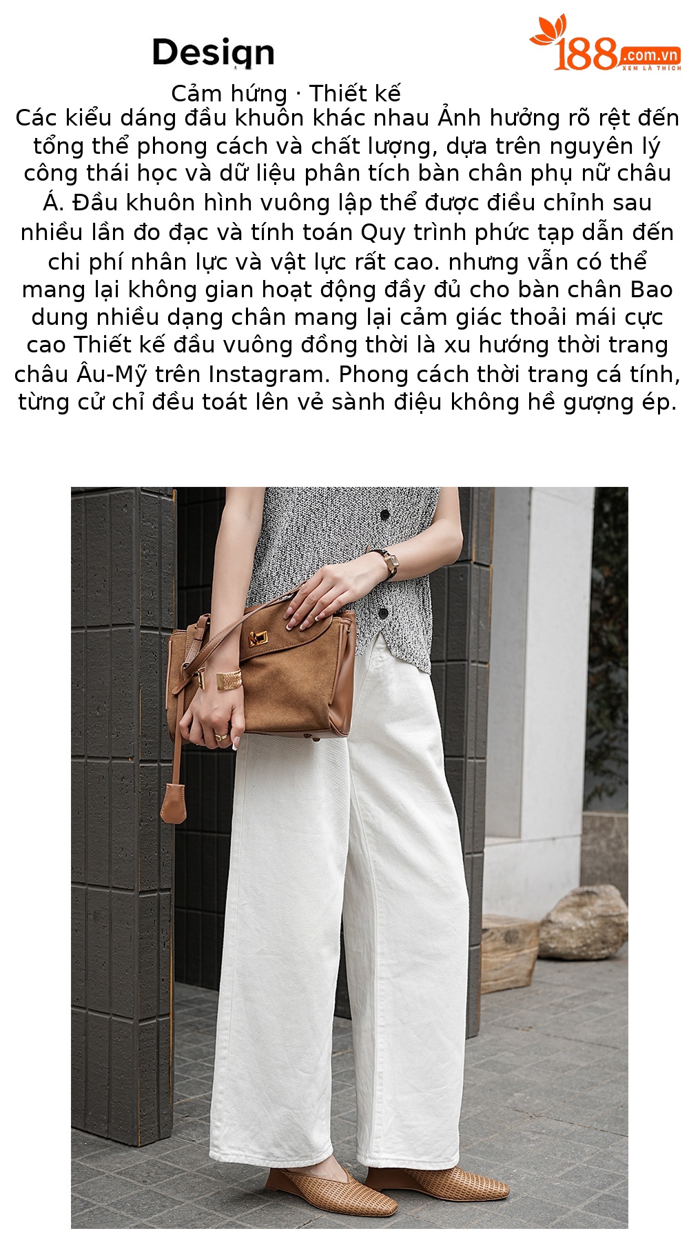 Dép mule nữ đan mũi vuông gót xuồng thoáng khí — màu đen, màu trắng ngà, màu mơ chi tiết 7