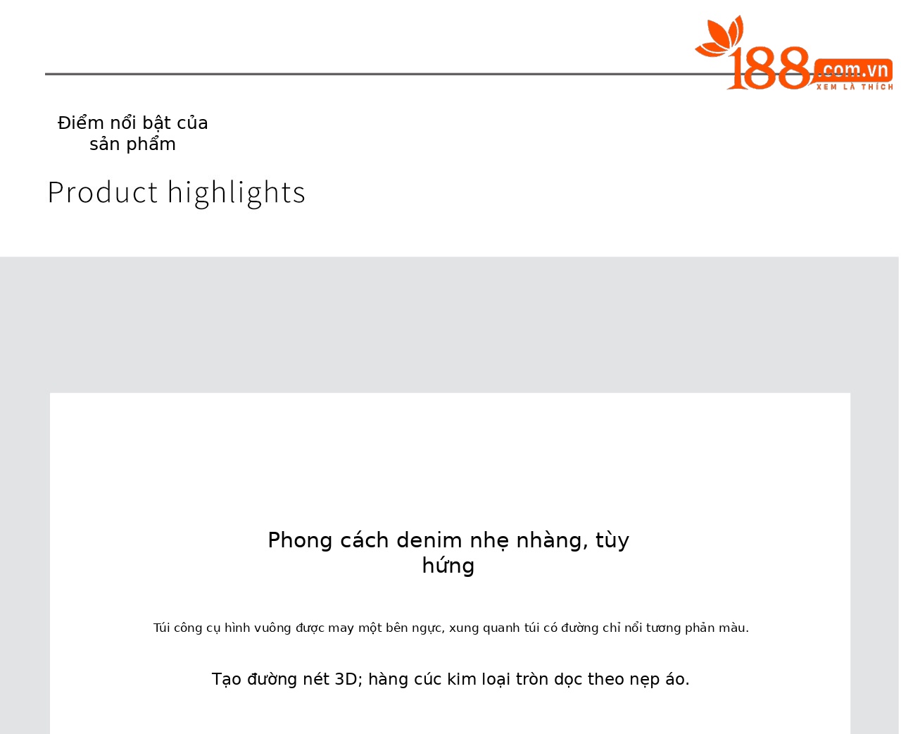 Váy denim nữ cạp cao dáng chữ A tay ngắn mùa hè — Cao bồi xanh chi tiết 7
