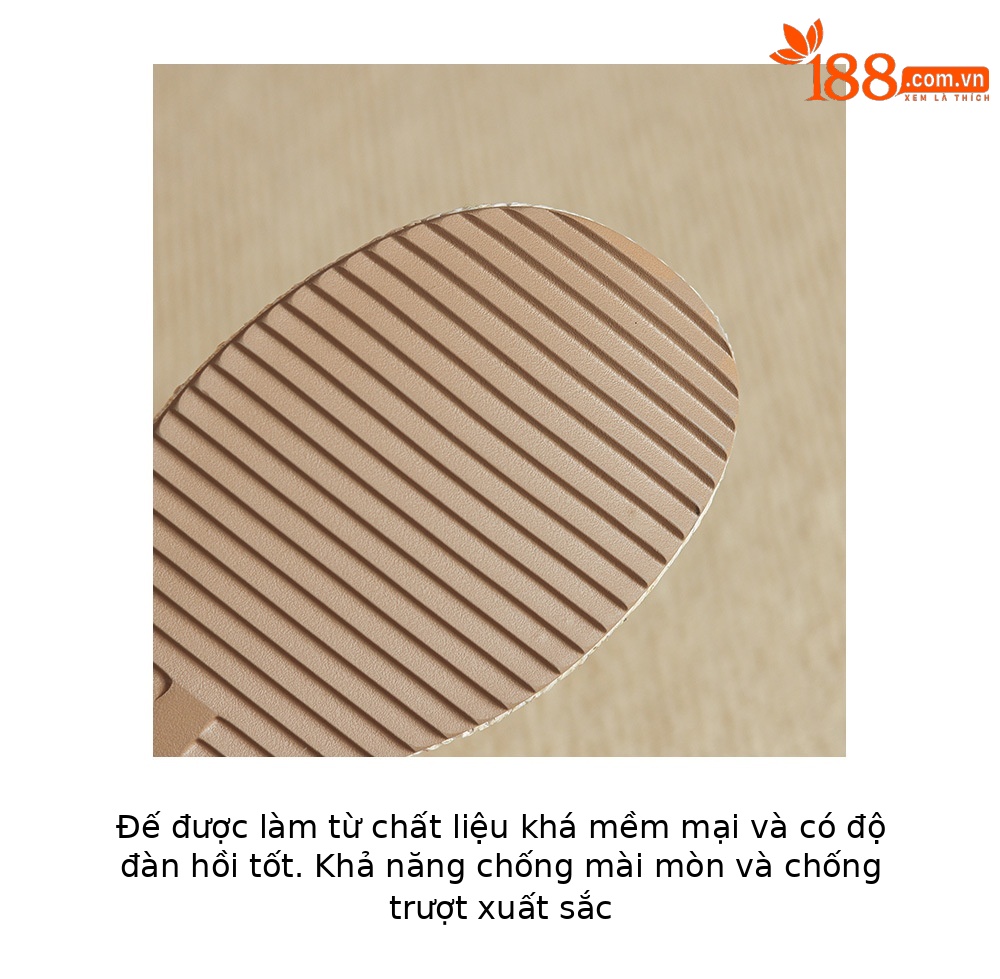 Sandal nữ đế xuồng đan rơm cao gót, quai ngang một dây, phong cách hè thoải mái — Màu caramel, màu vàng chi tiết 7