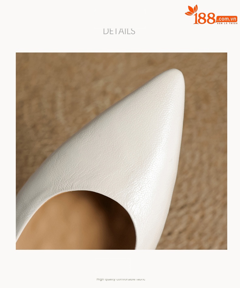 Sandal nữ da cừu mũi nhọn gót thấp hở mũi kiểu Hàn Quốc — đen chi tiết 16