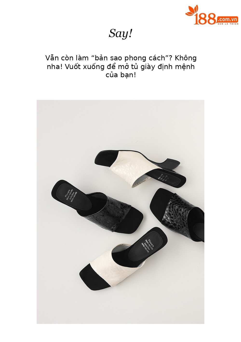 Sandal cao gót nữ mũi vuông hở ngón, gót xuồng 7 cm, da cừu mềm — màu đen, màu trắng ngà chi tiết 2