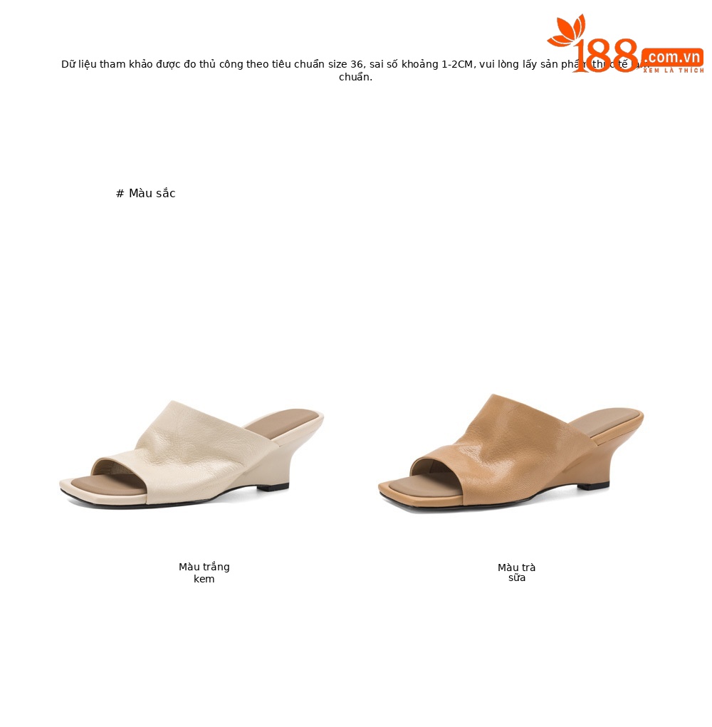 Sandal cao gót nữ mũi hở da cừu siêu mềm, quai ngang, gót xuồng 5 cm, phong cách Pháp — Trà sữa màu, màu trắng ngà chi tiết 4