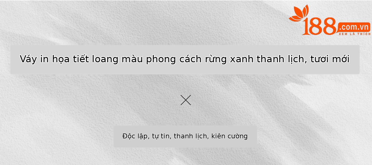 Đầm maxi nữ họa tiết mực nhuộm thắt eo phong cách nghỉ dưỡng — xanh lá cây chi tiết 1
