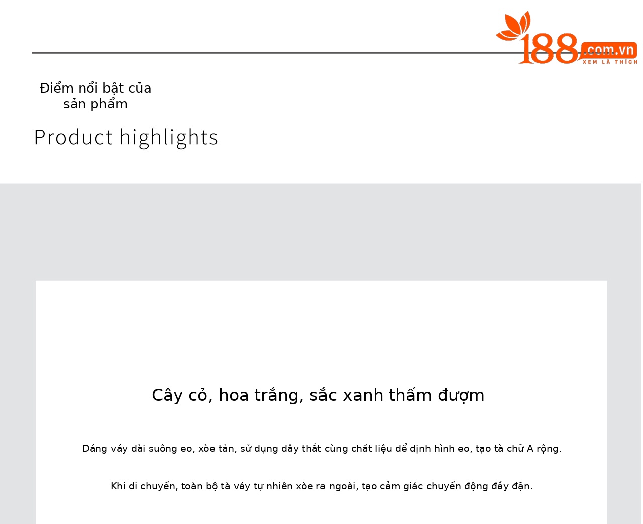 Đầm maxi nữ họa tiết mực nhuộm thắt eo phong cách nghỉ dưỡng — xanh lá cây chi tiết 7