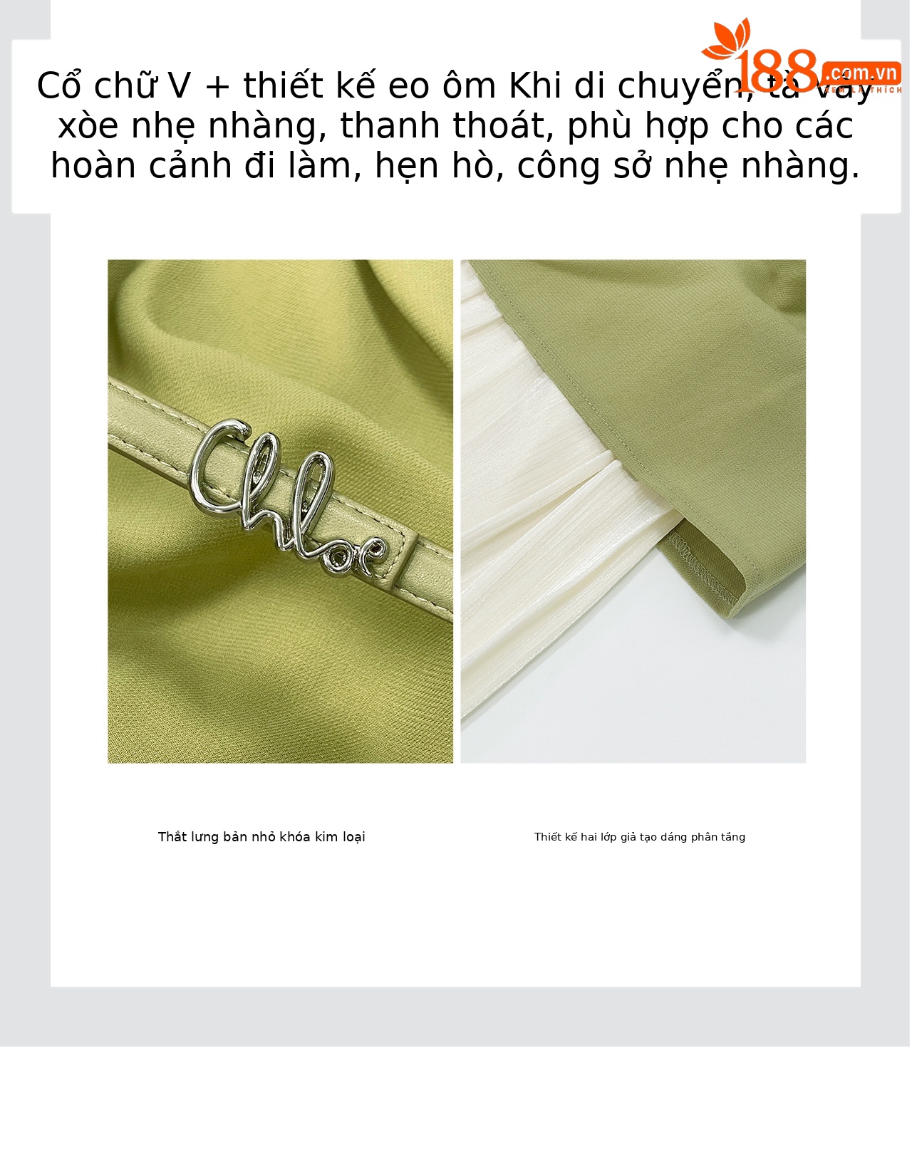 Đầm maxi nữ thắt eo cổ lắc giả hai lớp tay không mùa hè — màu đen chi tiết 9