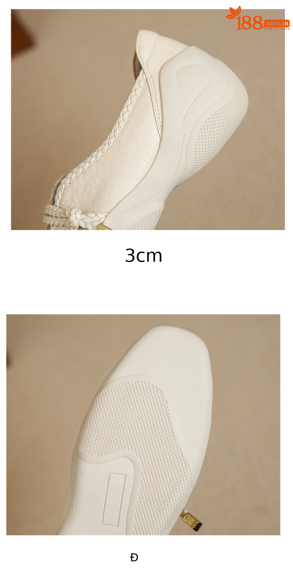 Giày da cừu Pháp đế thể thao dốc, mũi tròn cổ thấp, gót thấp phong cách bà nội — đen chi tiết 15