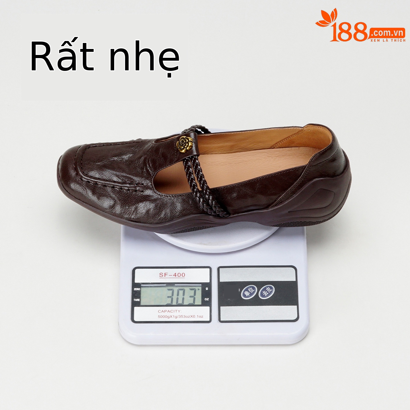 Giày Mary Jane nữ da cừu dệt vintage đế bệt gót thấp quai ngang khóa T — màu nâu chi tiết 1