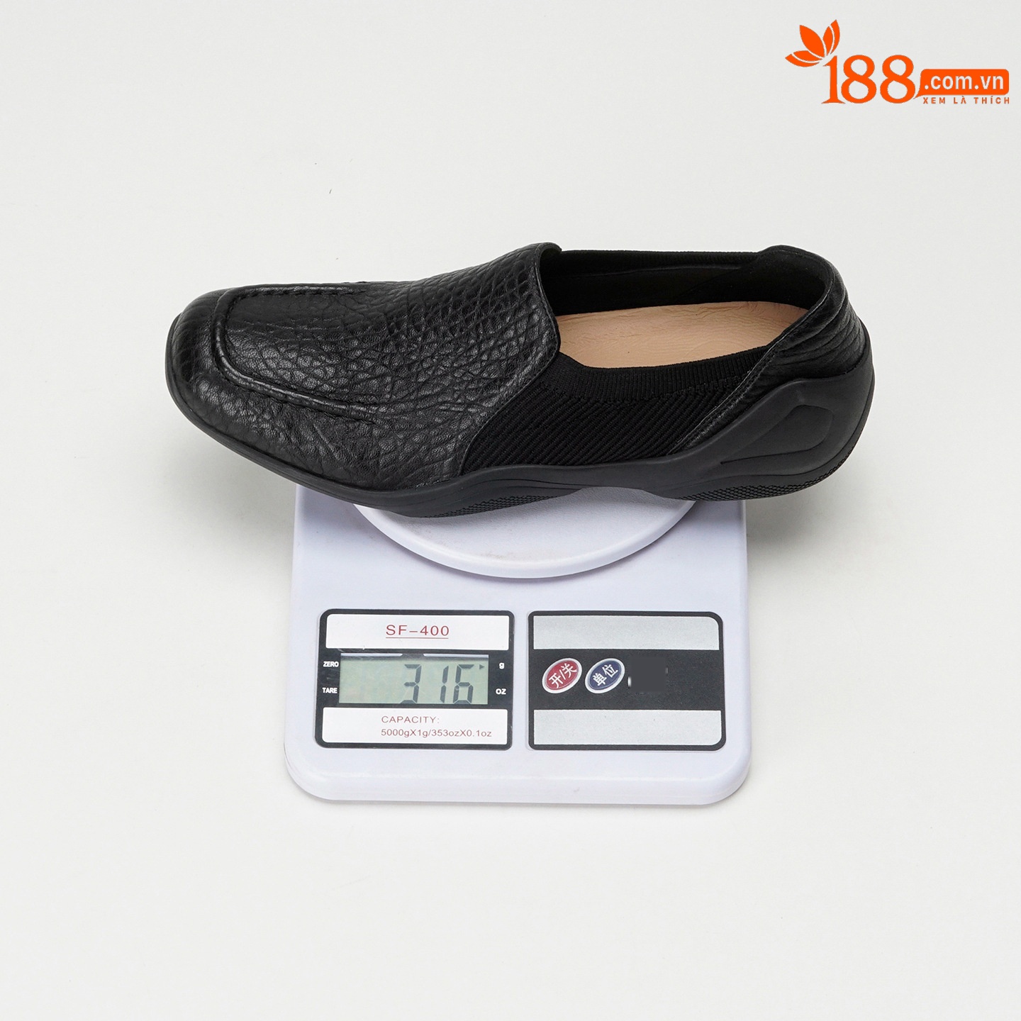 Giày loafer nữ da dê mũi sâu, gót vuông 3 cm, hoa nổi, phong cách bà nội trẻ trung — màu nâu chi tiết 1