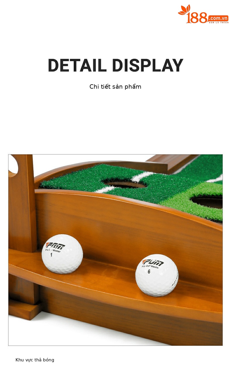 Máy tập golf PGM gỗ rắn trong nhà 3m/3.5m — 3 m gỗ rắn (với logo Trung Quốc Đóng gói), 3.5 m gỗ rắn (bao bì Trung Quốc với logo), 3 m gỗ rắn (không có bao bì tiếng Anh logo), 3.5 m gỗ rắn (bao bì tiếng Anh không có logo) chi tiết 8