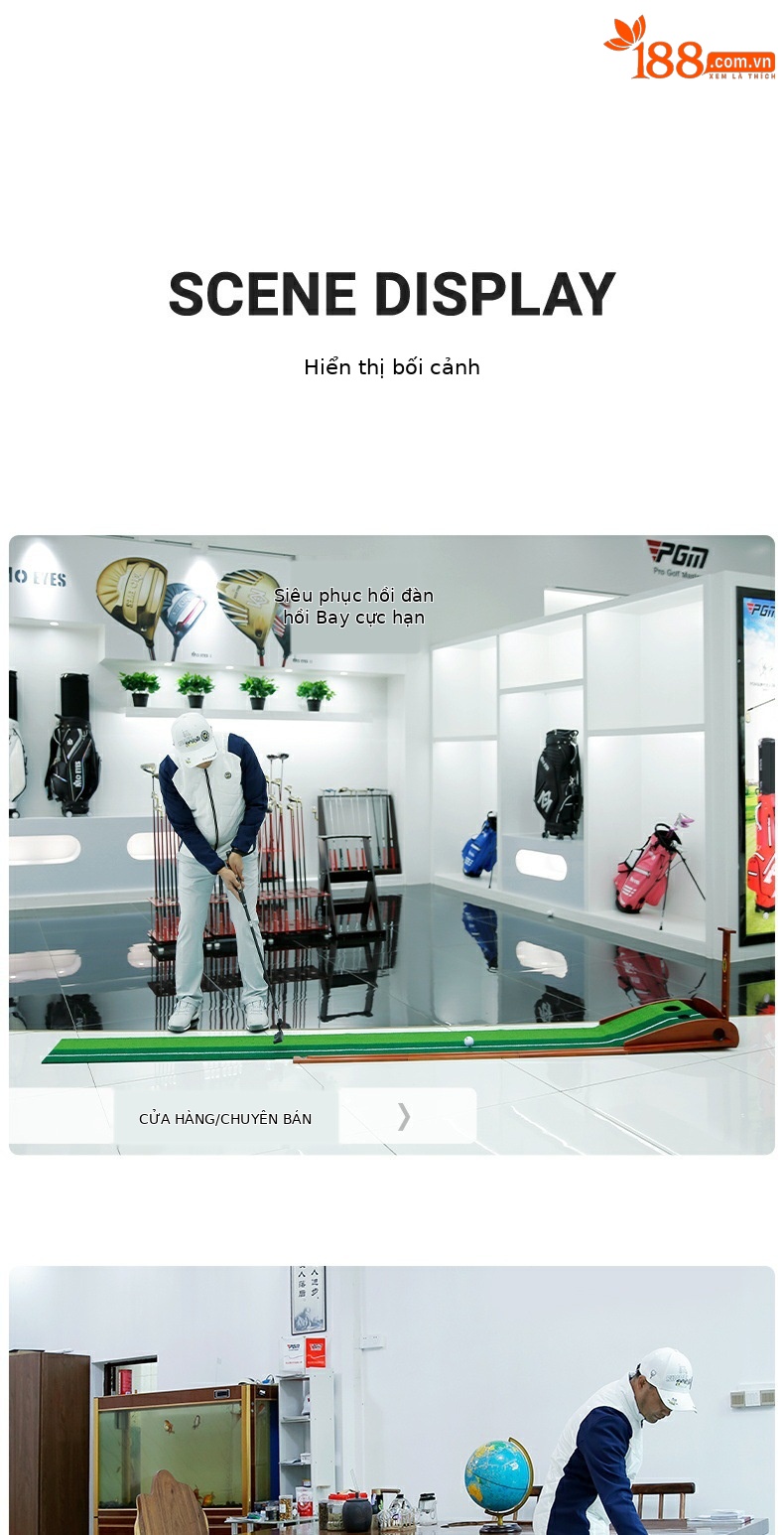 Máy tập golf PGM gỗ rắn trong nhà 3m/3.5m — 3 m gỗ rắn (với logo Trung Quốc Đóng gói), 3.5 m gỗ rắn (bao bì Trung Quốc với logo), 3 m gỗ rắn (không có bao bì tiếng Anh logo), 3.5 m gỗ rắn (bao bì tiếng Anh không có logo) chi tiết 12