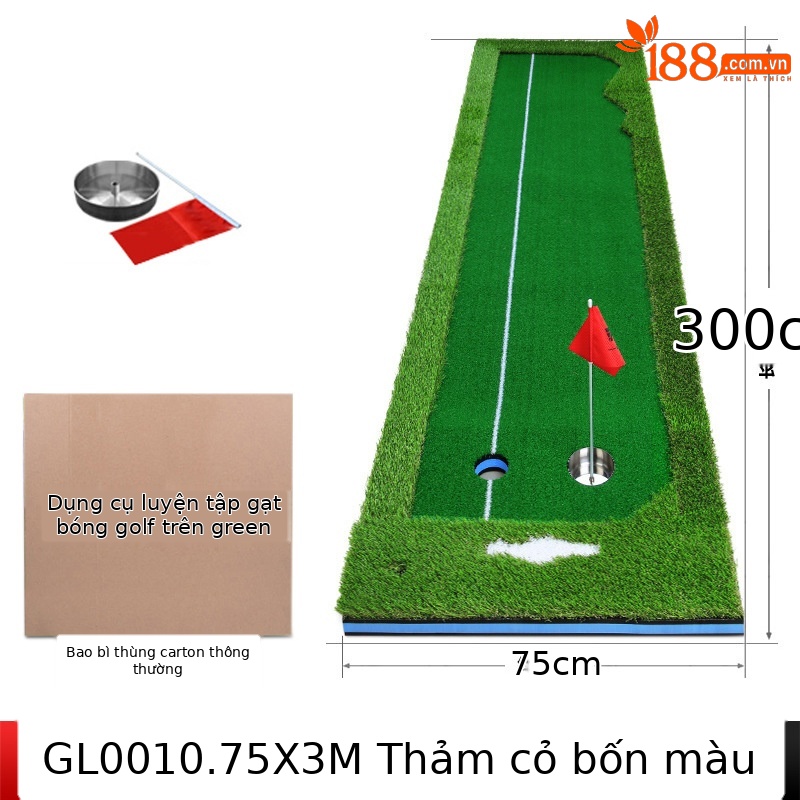 [GL001] 0.75*3 mét cỏ bốn màu