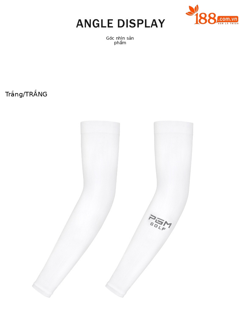 Tay áo chống nắng thể thao golf PGM dài 38cm thoáng khí — Màu hồng (PGM) chi tiết 8