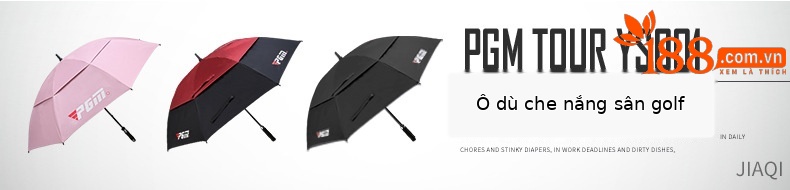 Ô dù golf PGM tự động chống nước mật độ cao, đường kính 133 cm — Ys001 đen đỏ-tự động, Ys001 tất cả màu đen-tự động chi tiết 14