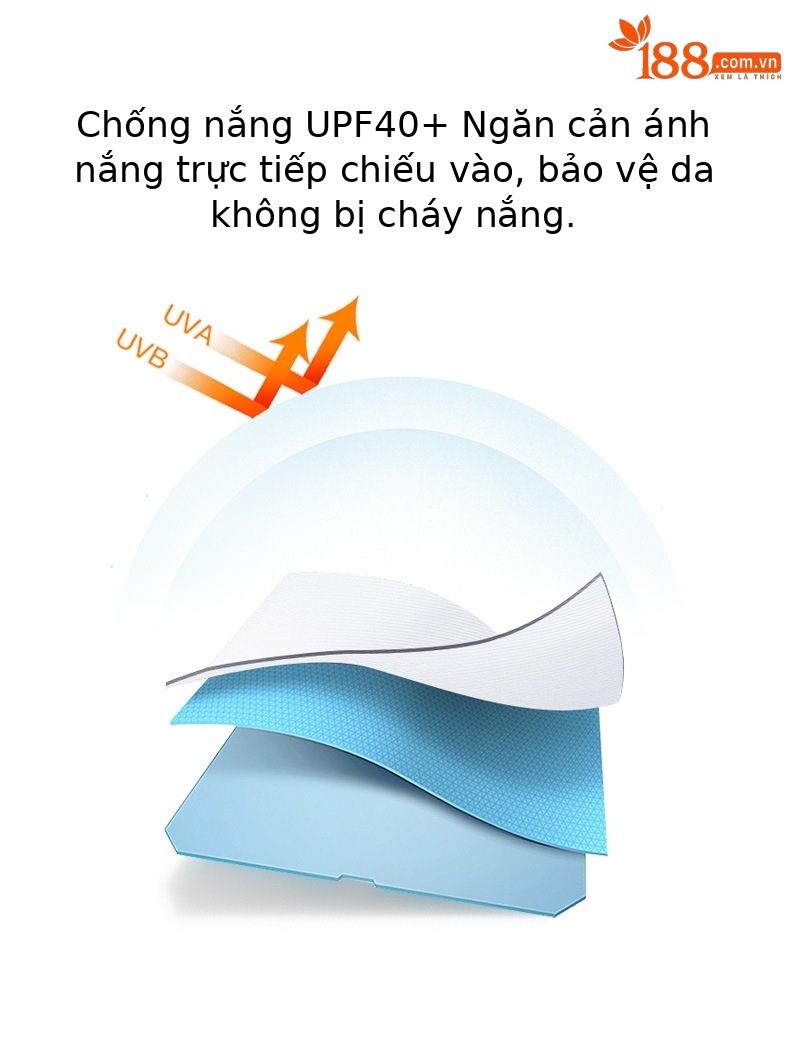 Tay áo chống nắng golf PGM chất liệu lụa băng thoáng khí cho nam nữ — Màu xanh lam chi tiết 4