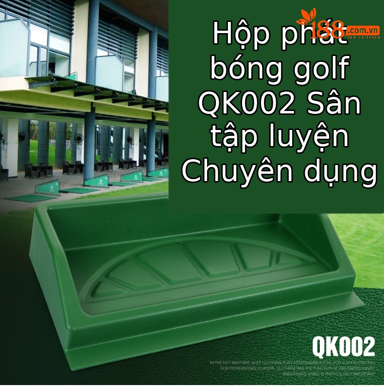 Hộp giao bóng golf PGM QK002 ABS màu xanh lá 60x31.5x9.5 cm — Màu xanh lá chi tiết 2