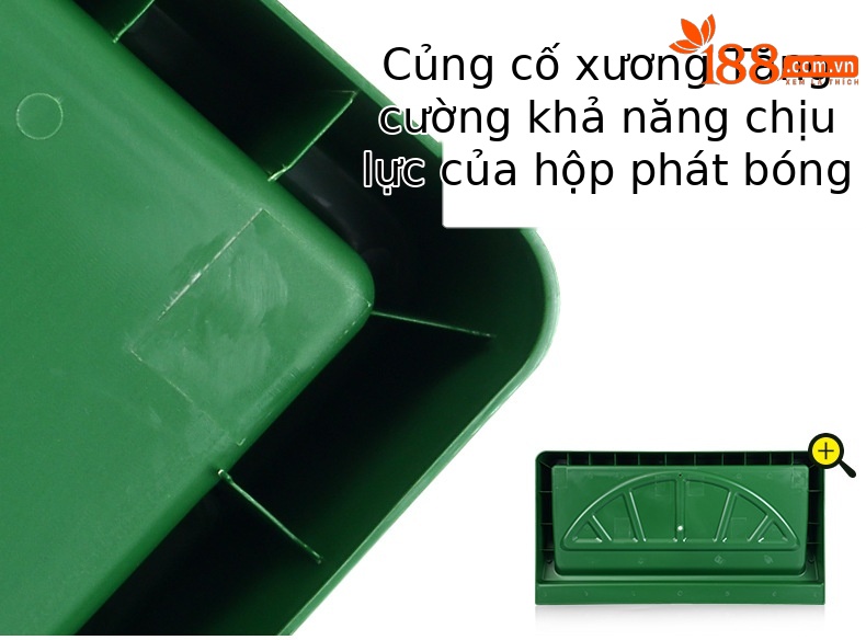 Hộp giao bóng golf PGM QK002 ABS màu xanh lá 60x31.5x9.5 cm — Màu xanh lá chi tiết 9