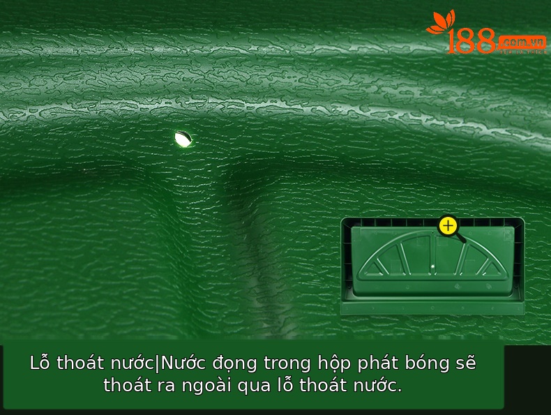 Hộp giao bóng golf PGM QK002 ABS màu xanh lá 60x31.5x9.5 cm — Màu xanh lá chi tiết 11