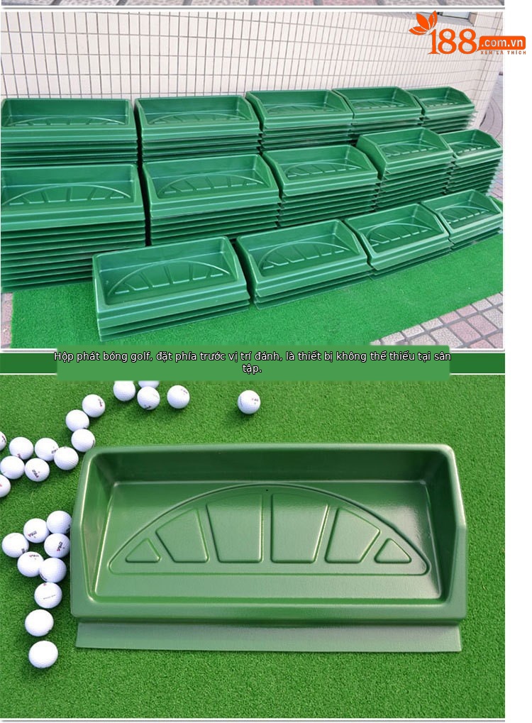 Hộp giao bóng golf PGM QK002 ABS màu xanh lá 60x31.5x9.5 cm — Màu xanh lá chi tiết 18