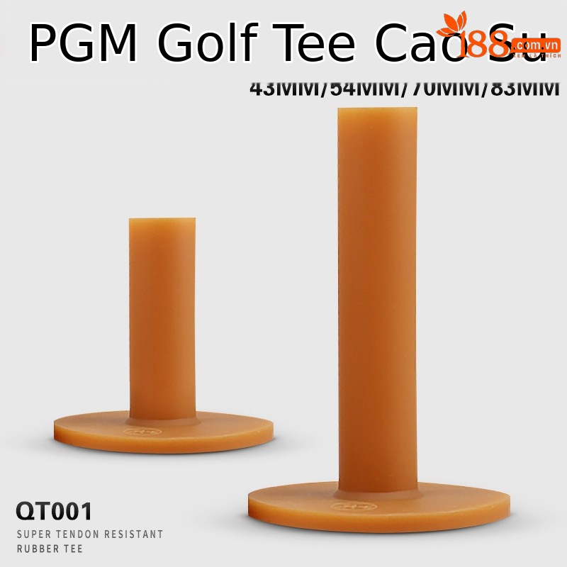 Bộ tee golf PGM cao su gân bò đàn hồi, đế rộng 53mm, nhiều chiều cao — Chiều cao-38mm