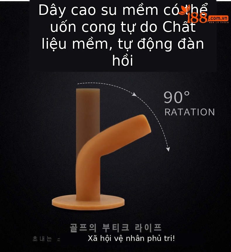 Bộ tee golf PGM cao su gân bò đàn hồi, đế rộng 53mm, nhiều chiều cao — Chiều cao-38mm chi tiết 2