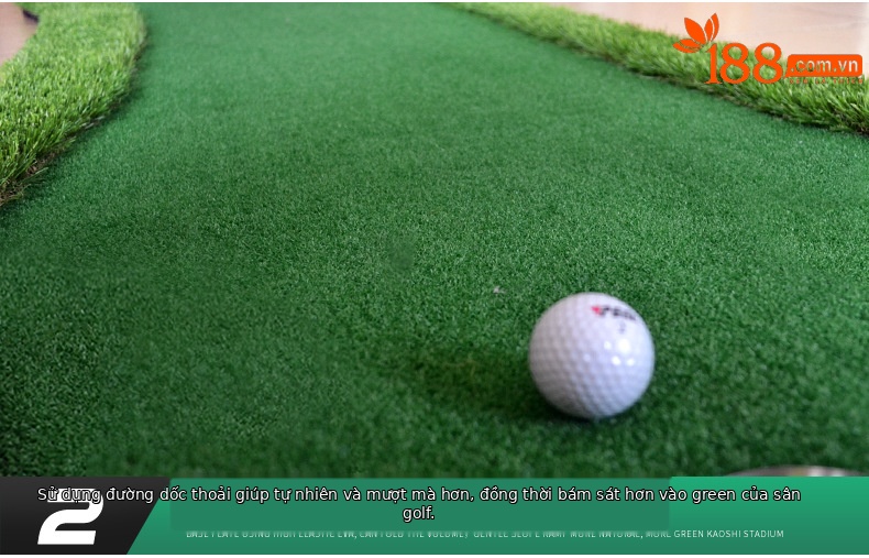 Thảm tập golf nhân tạo PGM GL003 cỏ dài bàn chân to 95x300 cm — GL003 cỏ dài bàn chân to [không có gậy và bóng] chi tiết 7