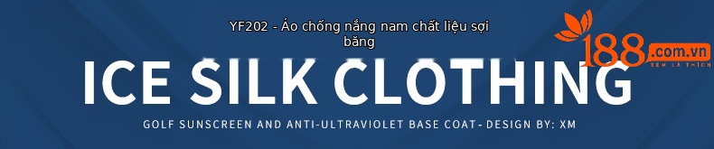 Áo thun golf dài tay nam mùa hè chất liệu lụa đá thoáng khí — YF202 màu xanh chi tiết 23