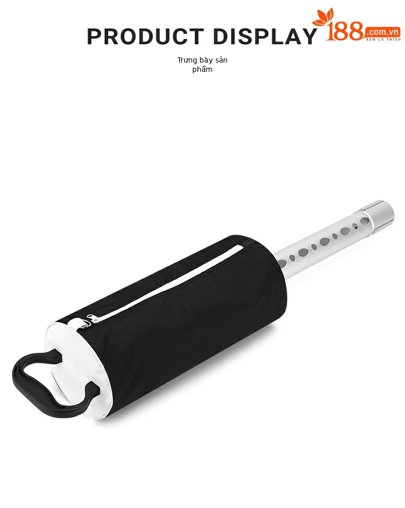 Máy nhặt bóng golf PGM đứng dễ dàng, túi vải nylon kèm ống nhôm, chứa 70 quả — Thiết bị nhặt Túi vải JQQ001, Thiết bị nhặt bóng ống nhôm JQQ002 chi tiết 7