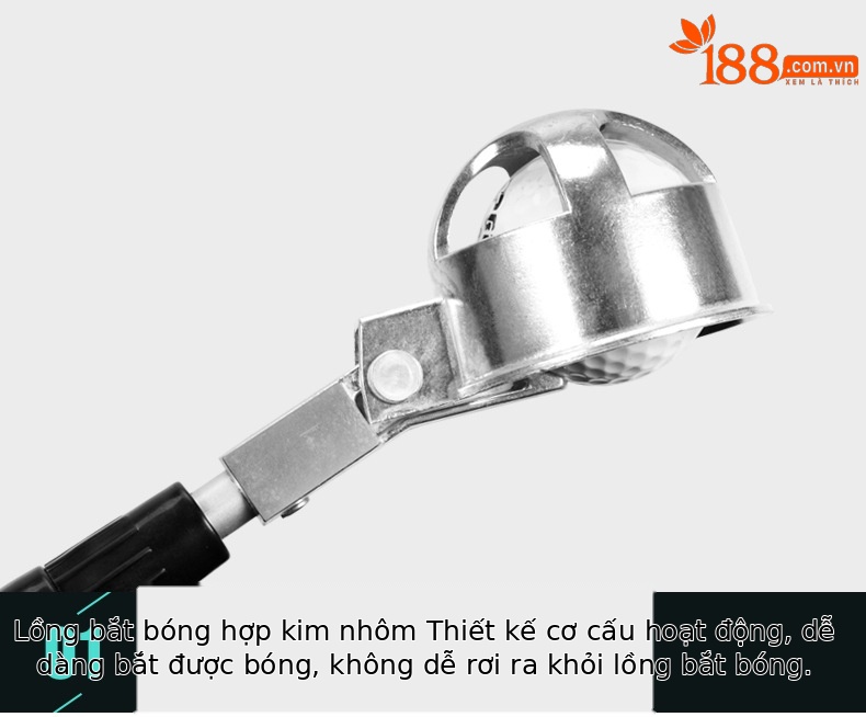 Dụng cụ nhặt bóng golf ống lồng siêu dài bằng nhôm PGM (3–6 đoạn, dài 2.83–5.8 mét) — Máy câu bóng đầu nhôm LQQ001 3 phần (dài 2.83 mét), Máy câu bóng đầu nhôm LQQ001 4 phần (dài 3.75 mét), Máy câu bóng đầu nhôm LQQ001 5 phần (dài 4.7 mét), Máy câu bóng đầu nhôm LQQ001 6 phần (dài 5.8 mét) chi tiết 7