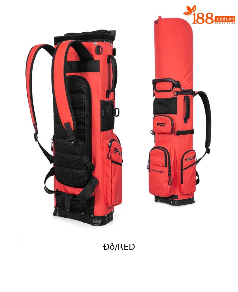 Túi đựng gậy golf PGM đeo vai kiểu ba lô chống nước siêu nhẹ 2kg — QB144-đỏ (vai trở lại), QB144-Màu xanh dương (Ba lô trở lại), QB144-Đen (kiểu ba lô), QB144-Xám (Ba lô trở lại) chi tiết 18