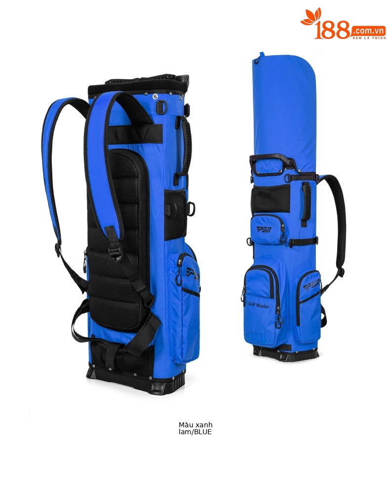 Túi đựng gậy golf PGM đeo vai kiểu ba lô chống nước siêu nhẹ 2kg — QB144-đỏ (vai trở lại), QB144-Màu xanh dương (Ba lô trở lại), QB144-Đen (kiểu ba lô), QB144-Xám (Ba lô trở lại) chi tiết 20