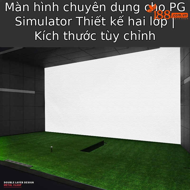 Màn chơi golf mô phỏng trong nhà PGM vải nylon chịu lực — Màn chơi gôn một lớp MNQ003 (giá vuông/㎡), MNQ010 [Nâng cấp rèm giảm âm] Rèm chơi gôn hai lớp (giá vuông/㎡)