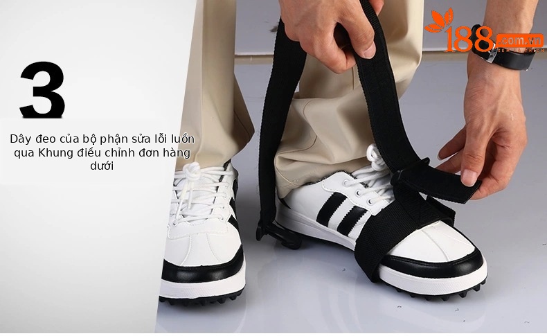 Đai chỉnh sửa tư thế chân chơi golf PGM hỗ trợ luyện tập đánh chính xác — Công cụ chỉnh chân JZQ007 chi tiết 6