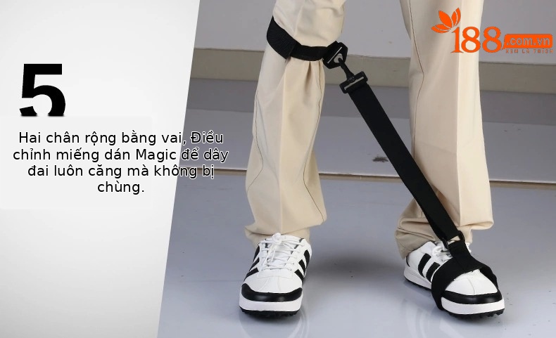 Đai chỉnh sửa tư thế chân chơi golf PGM hỗ trợ luyện tập đánh chính xác — Công cụ chỉnh chân JZQ007 chi tiết 8