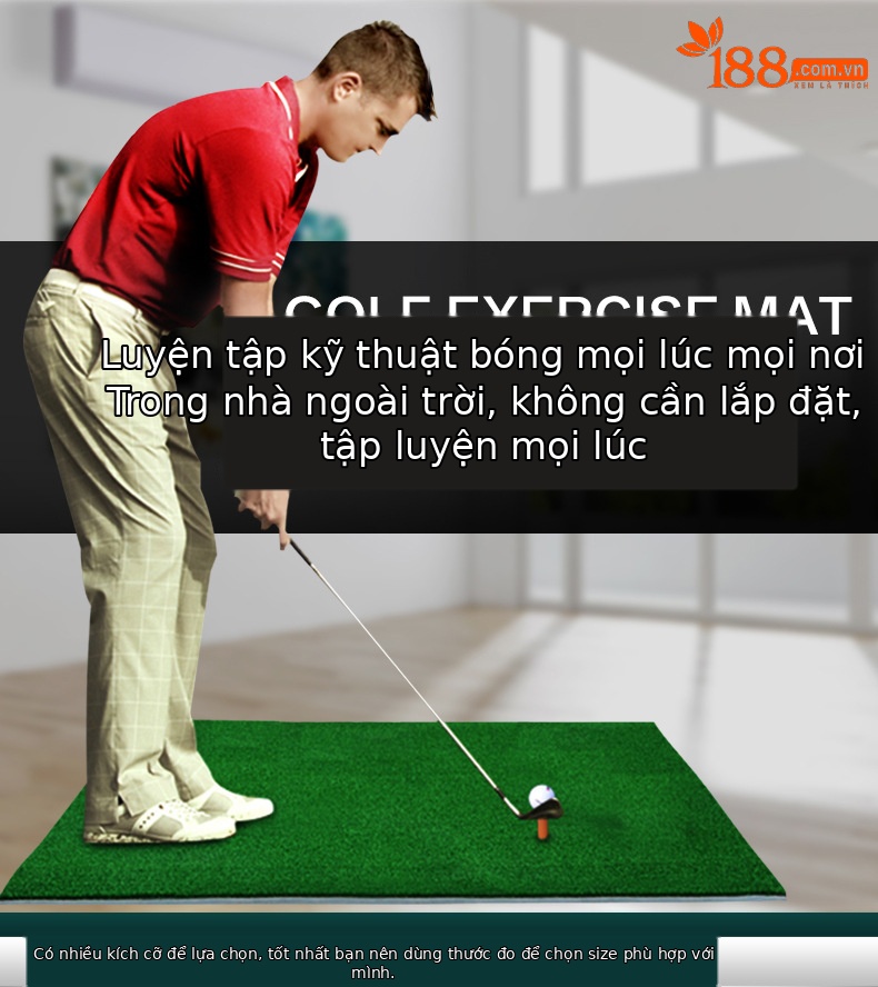 Thảm tập golf mini PGM cỏ hai màu 30x60cm dùng trong nhà — Thảm cỏ hai màu có dây trắng [TEE không có bóng], Thảm cỏ hai màu với dây trắng chi tiết 3