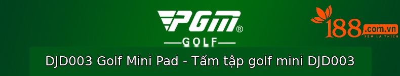 Thảm tập golf mini PGM cỏ hai màu 30x60cm dùng trong nhà — Thảm cỏ hai màu có dây trắng [TEE không có bóng], Thảm cỏ hai màu với dây trắng chi tiết 17