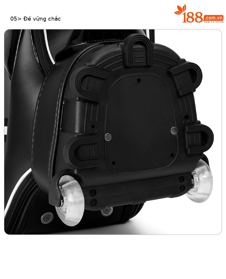 Túi golf kéo PGM QB029 chứa 13 gậy, chất liệu PU cao cấp, có bánh xe và tay kéo — Qb029-túi bóng kéo Mới [màu đen], Qb029-túi bóng kéo Mới [màu trắng], Qb029-túi bóng kéo Mới [màu xanh lam] chi tiết 21