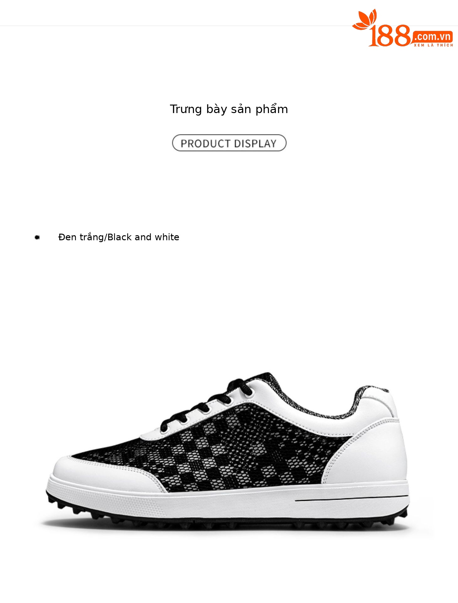 Giày golf nam lưới thoáng khí mùa hè PGM XZ079 — Đen trắng, Màu xám đậm, Màu xám nhạt chi tiết 8