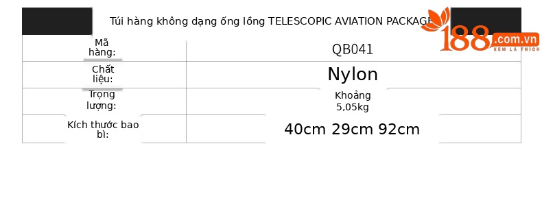 Túi golf PGM kéo bánh xe đa năng dạng ống lồng, cao 130 cm, chất liệu nylon cao cấp — QB041-Đen (Phiên bản bốn bánh đa năng), QB041-Big Red (Phiên bản bốn bánh đa năng), QB041-Màu xanh đậm (Phiên bản bốn bánh đa năng), QB041-Xám đậm (Phiên bản bốn bánh đa năng) chi tiết 17