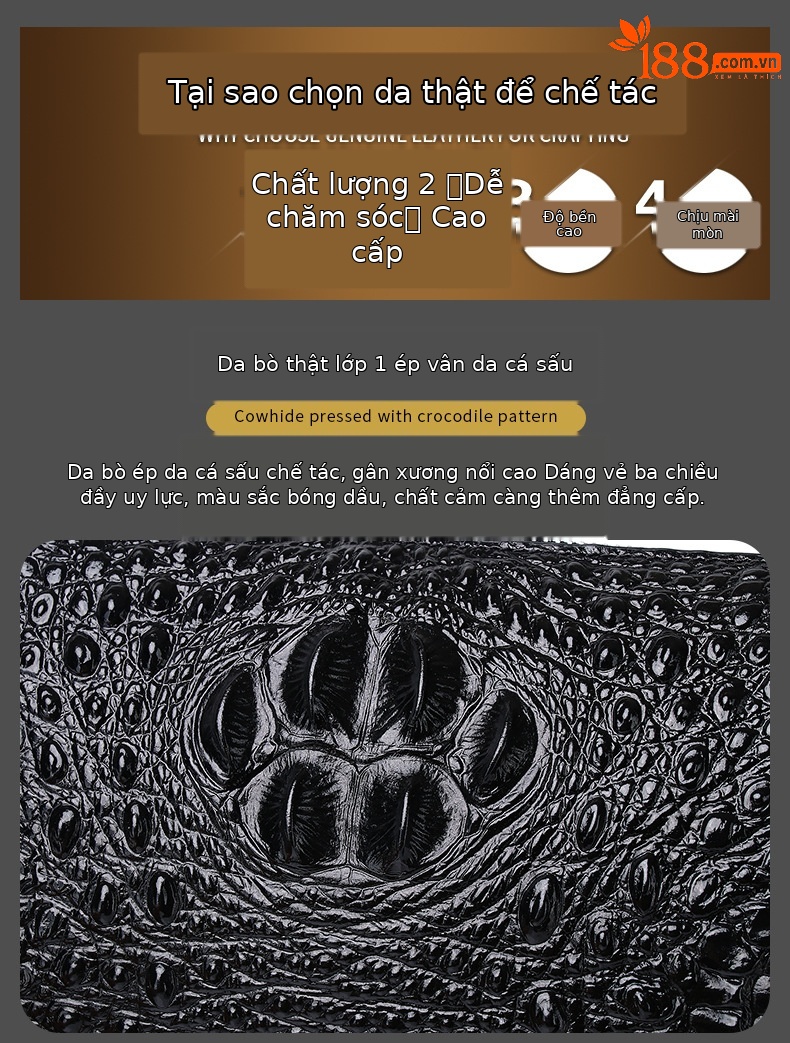 Túi clutch nam chống trộm khóa mật mã dung tích lớn phong cách công sở chi tiết 8