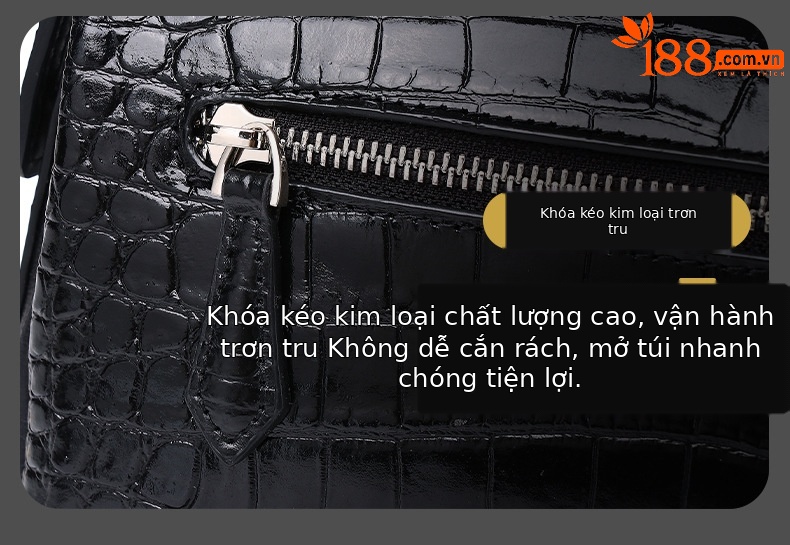 Túi clutch nam chống trộm khóa mật mã dung tích lớn phong cách công sở chi tiết 10