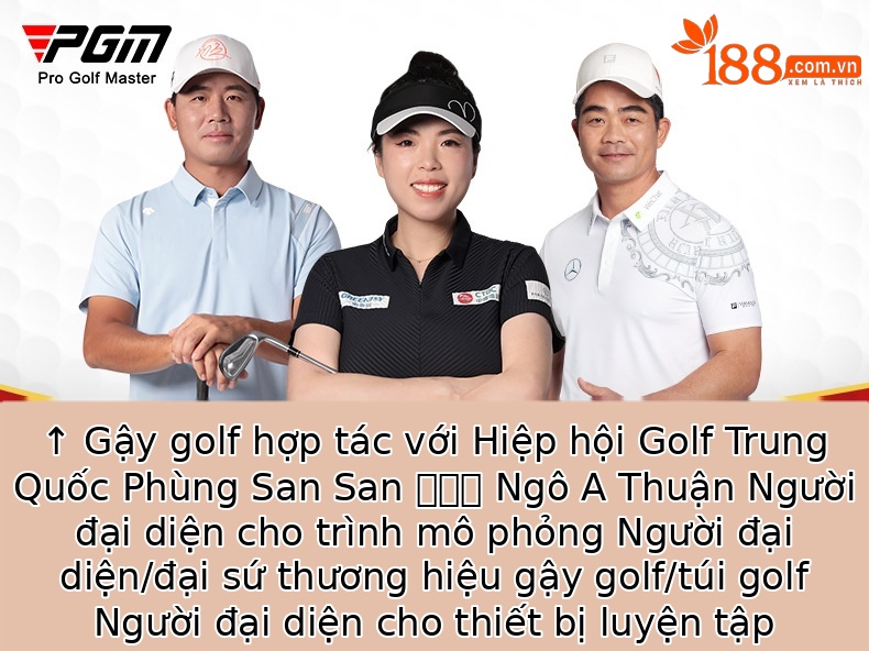 Túi golf PGM tiêu chuẩn bằng nylon cho nam, đựng gậy di động — QB005 nylon đen chi tiết 1